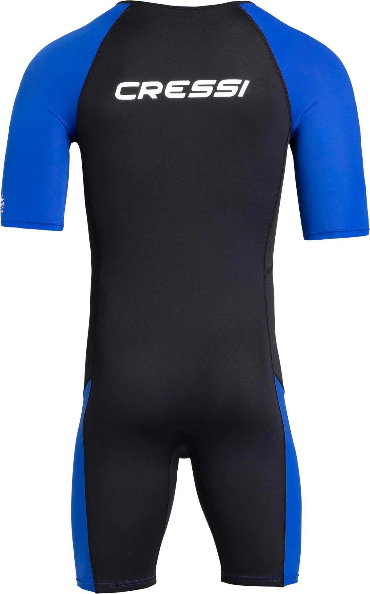 Cressi Mens Tiburon Man Monopiece 2 Mm Shorty Wetsuit, Black / Blue, S EU