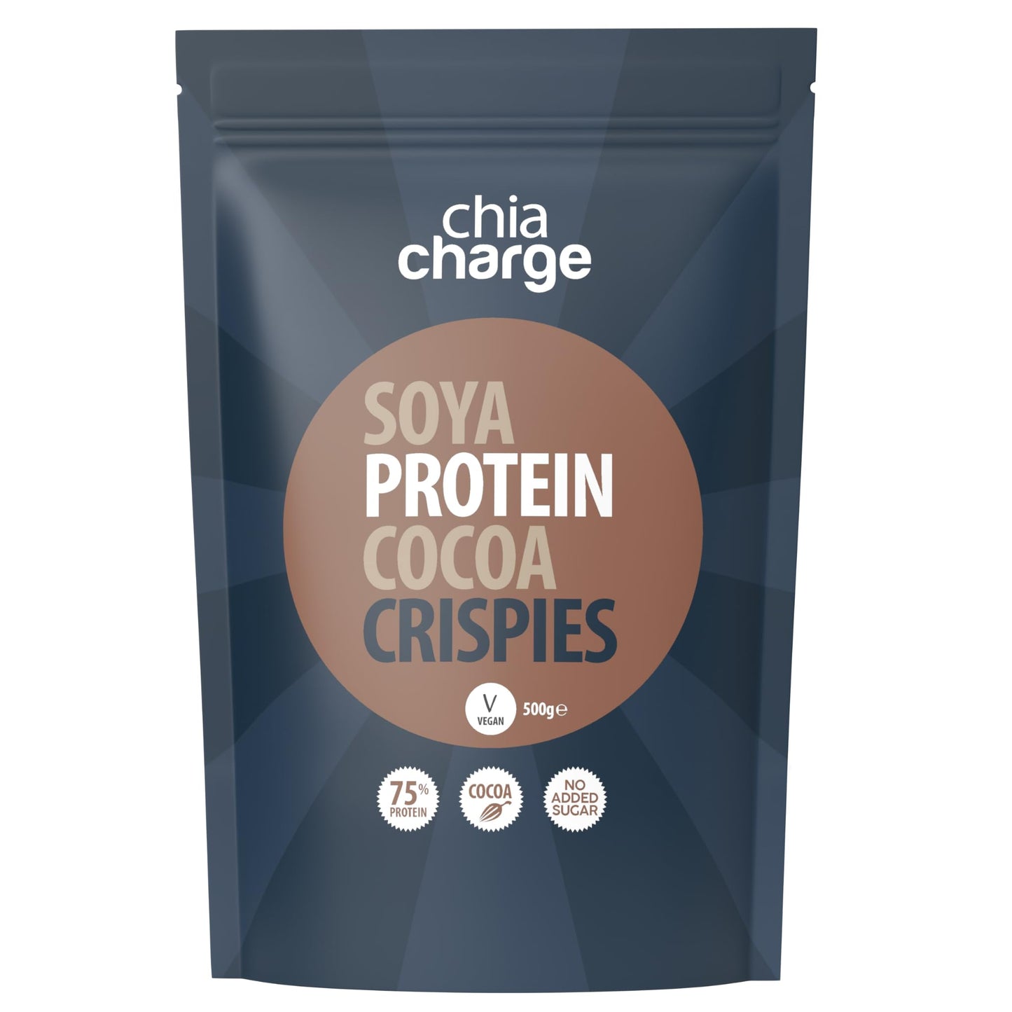 75% Protein Cocoa Soya Crispies - High Protein for Adults and Kids - Healthy, Wheat Free Vegan Snack - Low Fat Food, No Sugar Crispies (500 g (Pack of