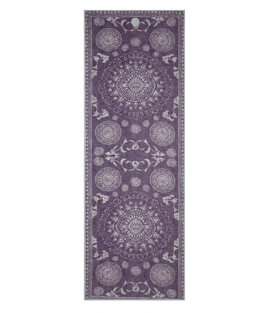 Yogitoes Yoga Mat Towel - Lightweight, Quick Drying Microfiber, Non Slip Skidless Technology, Use in Hot Yoga, Vinyasa and Power, 71 Inch (180cm),