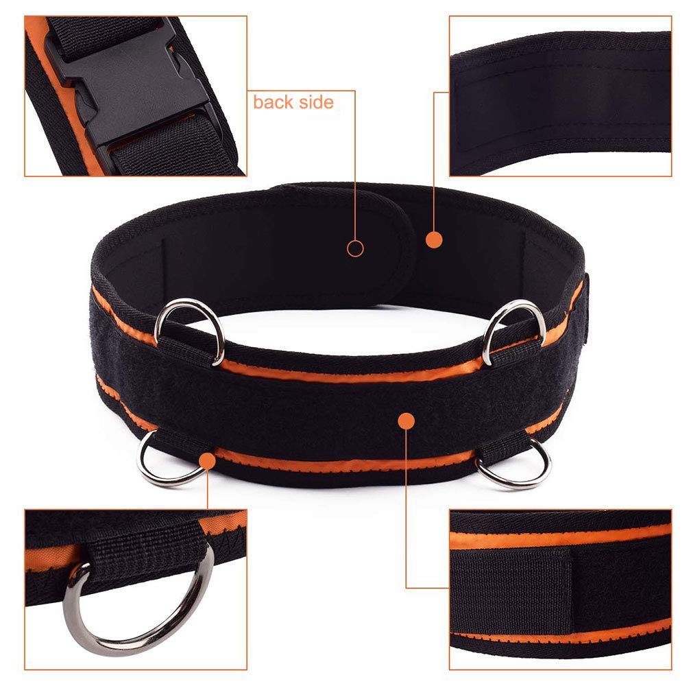 Leg Strength and Agility Training Strap System Strength Training Rope for Football Basketball Taekwondo Yoga Boxing Equipment (Orange)