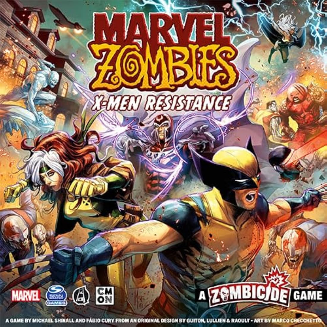 CMON, Marvel Zombies A Zombicide Game X-Men Resistance Core Box, 1-6 Players, Ages 14+, 60 Minutes Playing Time