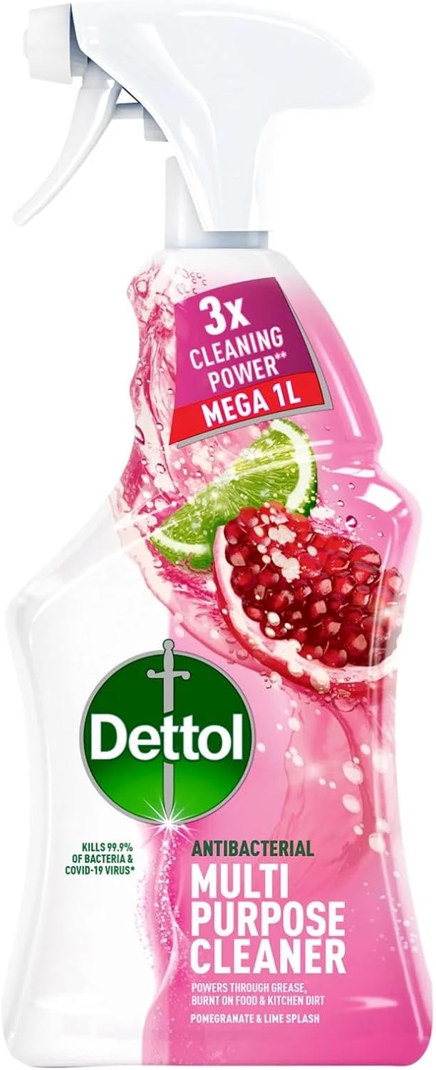 Dettol Power and Fresh Pomegranate Multi-Purpose Cleaner, 1 Litre