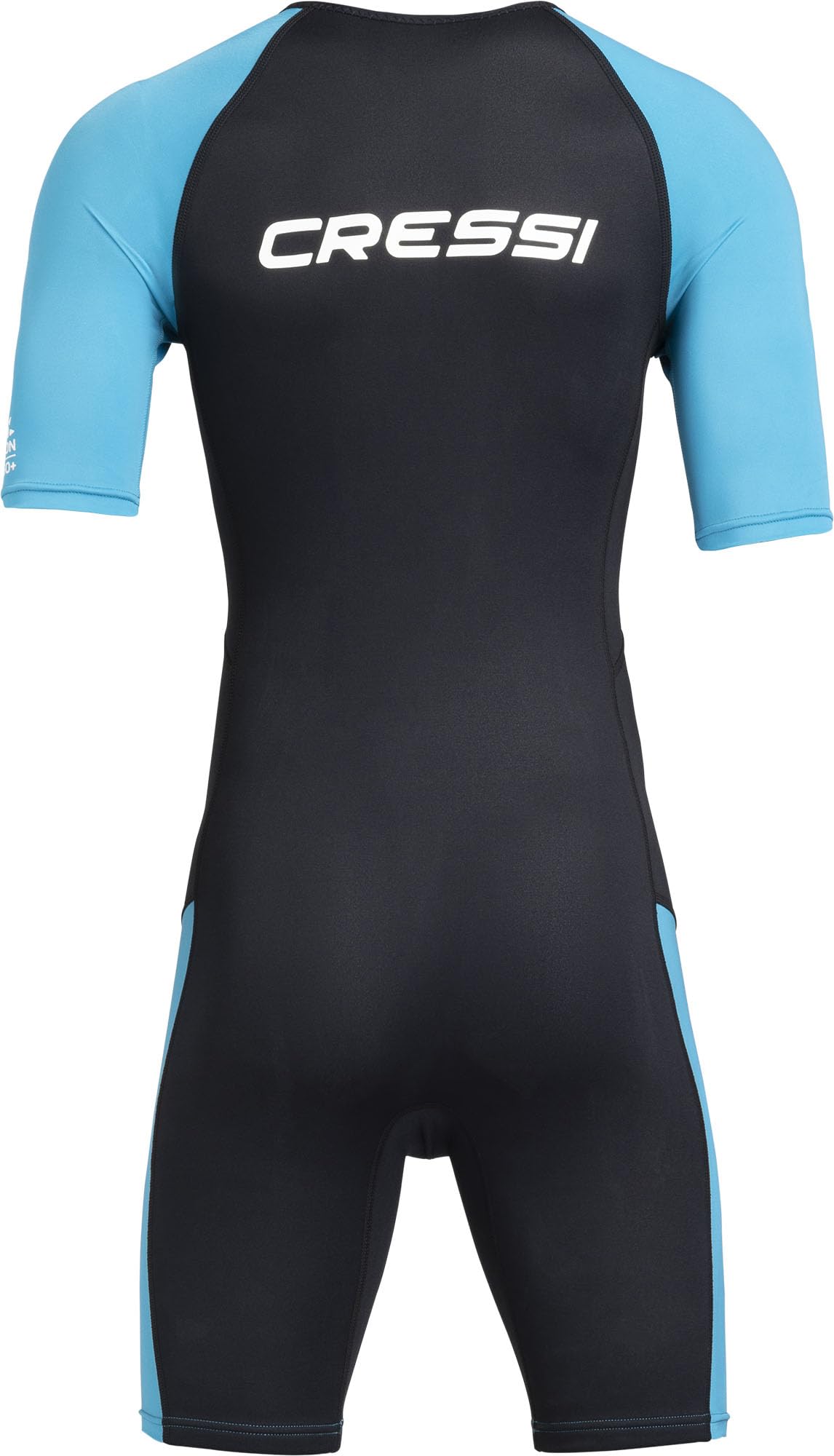 Cressi Womens Tiburon Lady Monopiece 2 Mm Shorty Wetsuit, Black/Aquamarine, S EU
