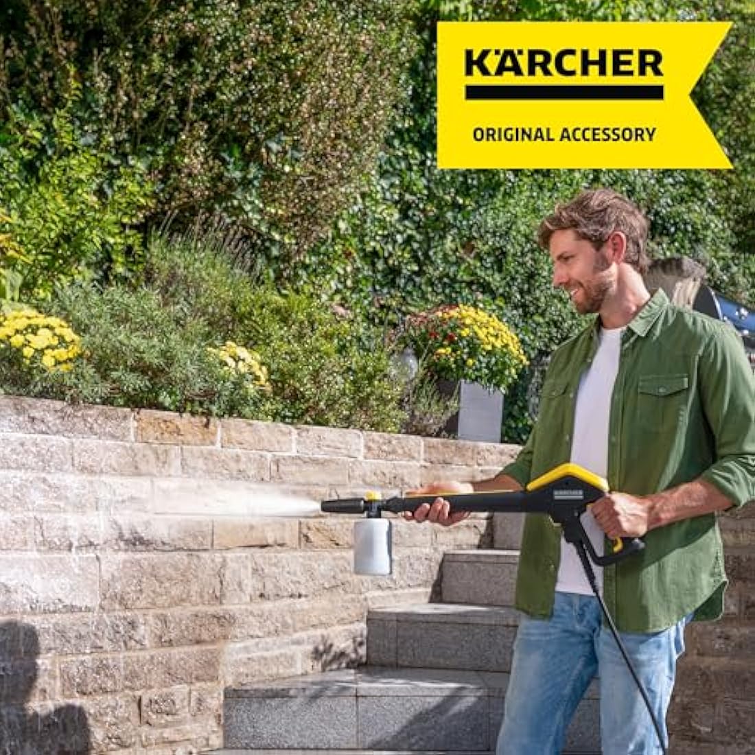 Kärcher 26431470 FJ6 Foam Jet Nozzle with 0.6 L Capacity Foamer for Pressure Washer Accessory, Multi