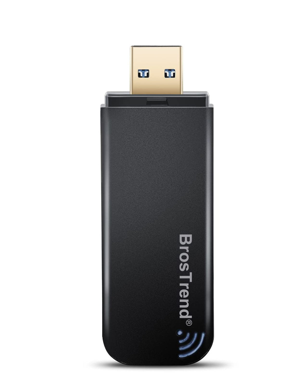 BrosTrend 1200Mbps USB WiFi Dongle for Laptop, WiFi Adapter for Desktop PC of Windows 11/10/8.1/8/7, USB 3.0 Wireless Network Adapter AC1200 Dual Band