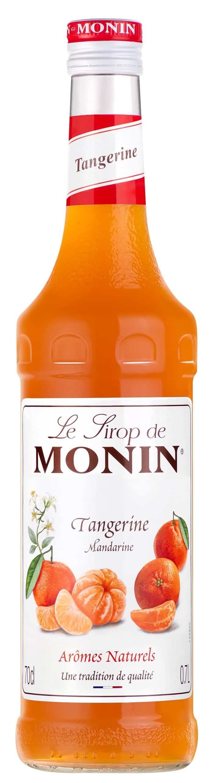 MONIN Premium Tangerine Syrup 700ml for Cocktails and Mocktails. Vegan-Friendly, Allergen-Free, 100% Natural Flavours and Colourings