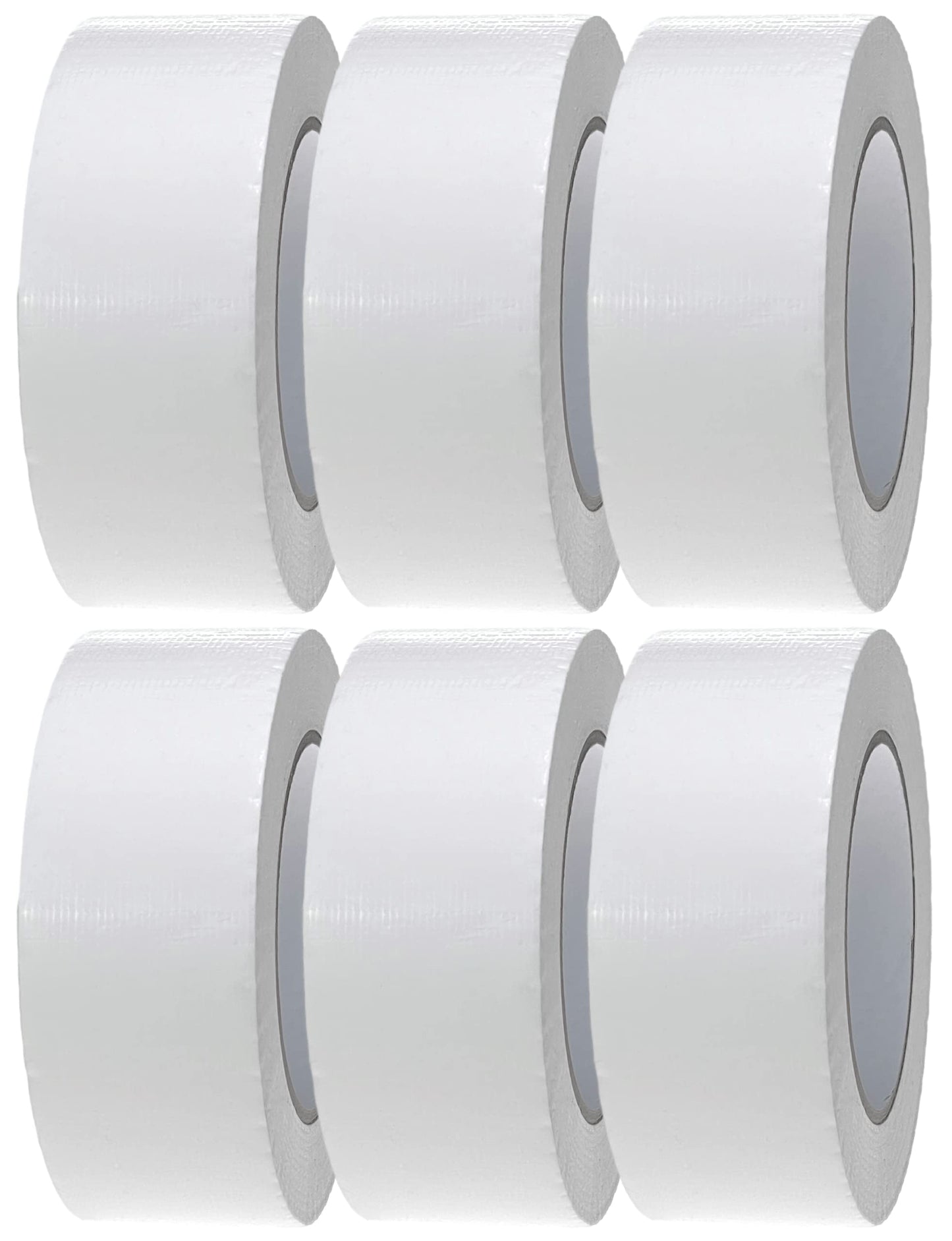 Crimson Starfish White Duct Tape | 6 Rolls of 48mm x 45m Gaffer Tape | Water Resistant Duct Tape | Adhesive Tape Multi-Use for Indoor/Outdoor | Strong