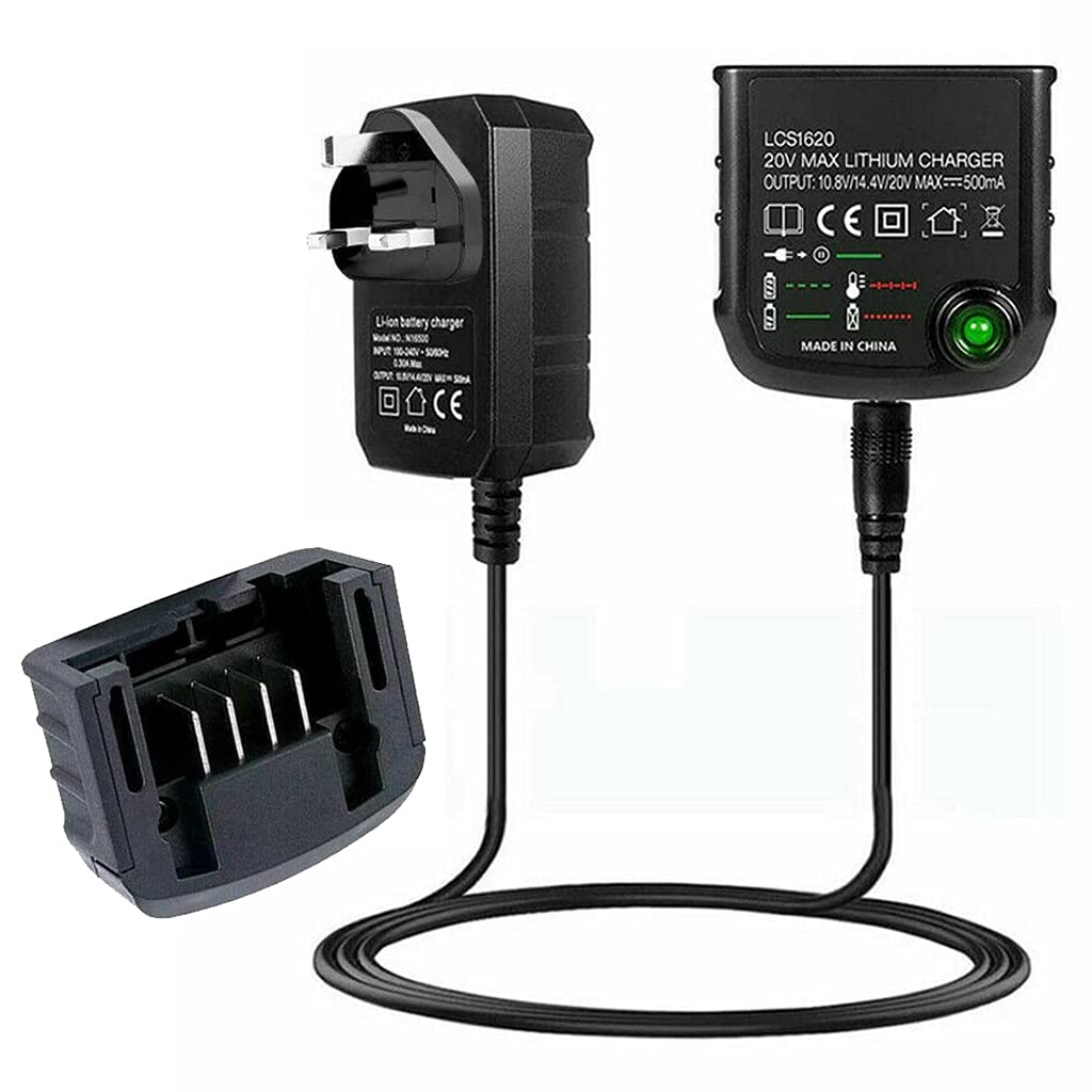 MIRTHBUY LithiumIon Battery Charger Replacement LCS1620 for Black and Decker 14.4V 18V 20V Lithium Ion Battery LLBXR20 LBXR20-OPE LB20 LBX20 LBX4020