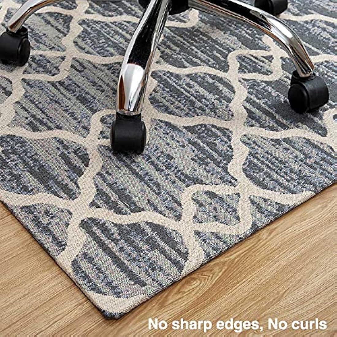 Luxury Chair Mat for Carpeted Floor,Office Chair Mat hardwood floors, 120 X 90cm Multi-Purpose Carpet Protector for Home and Office, protects floors, anti-skidding and stop noise, Santiago