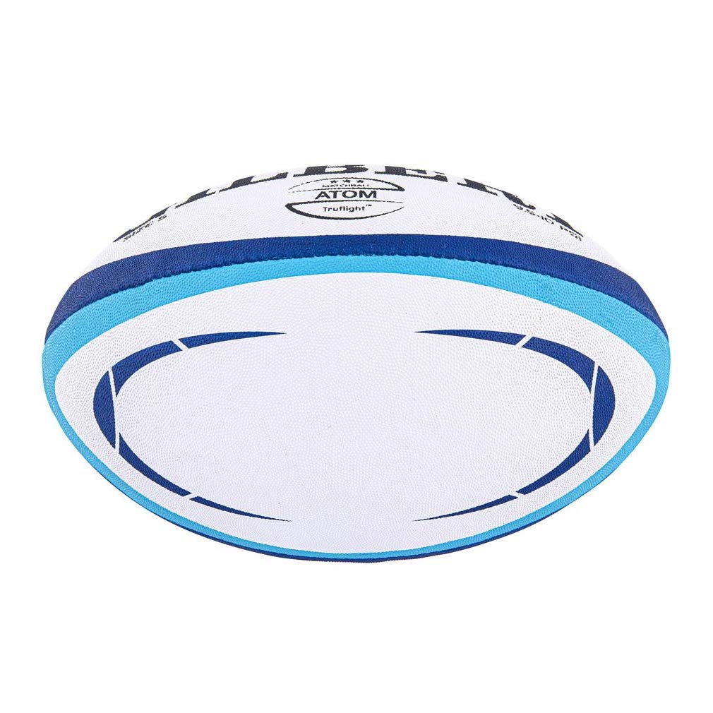 Gilbert Atom Rugby Ball [Each] ? BLUE ? SIZE 5 ? Conforms to World Rugby specifications
