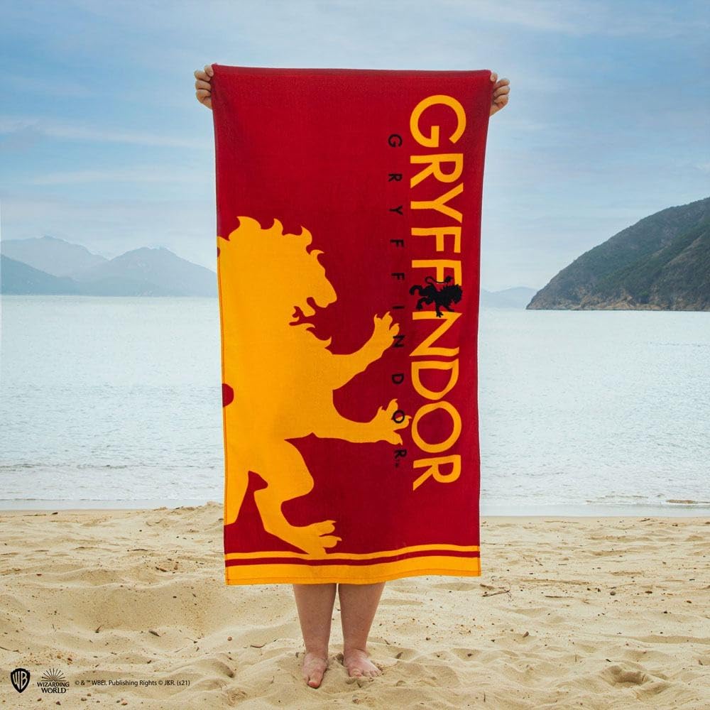 Cinereplicas Harry Potter - Beach Towel Gryffindor - Official License