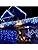Outdoor Icicle Christmas Fairy Lights, 800 LED 20 Metres Lit Width, 160 Icicles, 8 Hour Timer, 8 Modes, Safe Voltage (Blue, 800 LED)