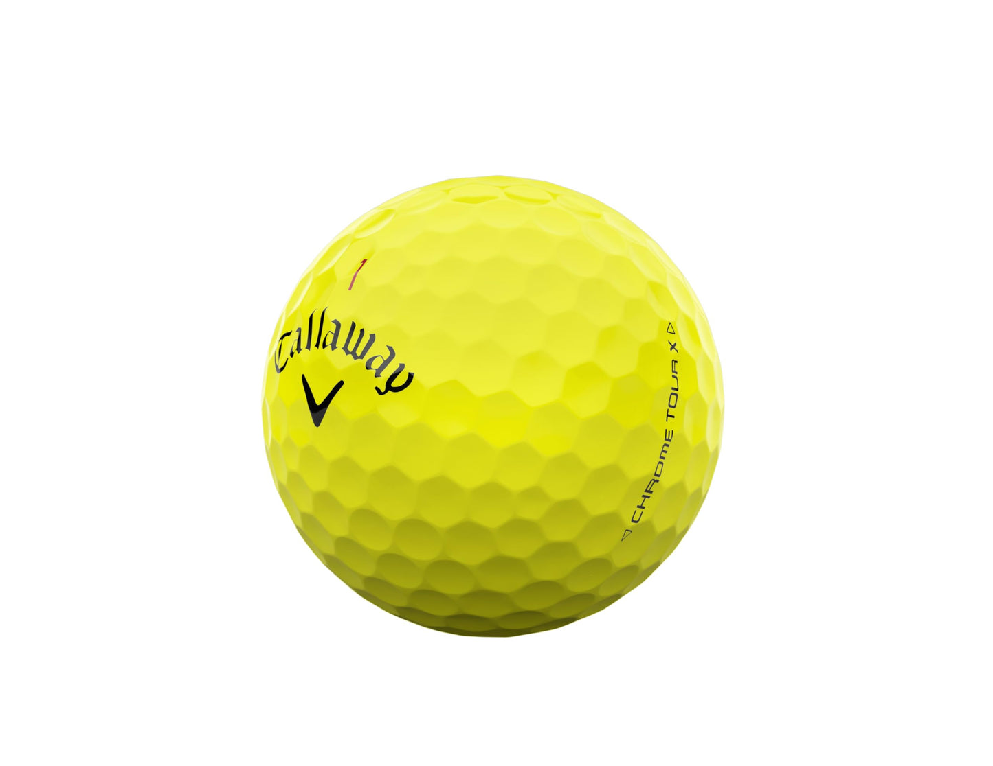 Callaway Golf Chrome Tour X Premium Golf Ball 2024, Yellow