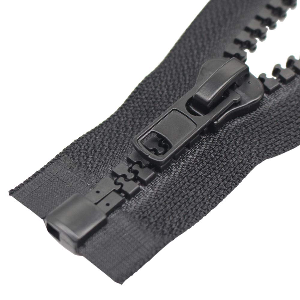 ByaHoGa Pack of 2 28 cm #10 Large Zip Plastic Separable (RZ)