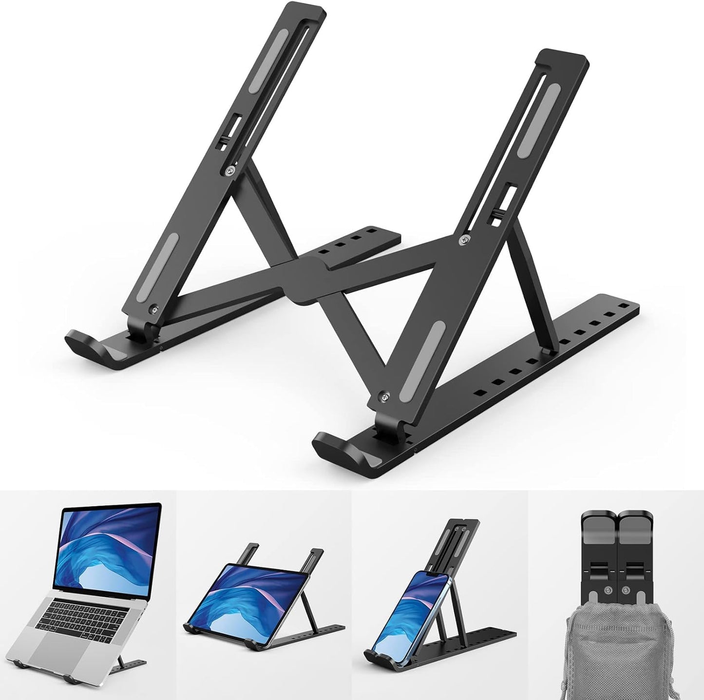 Maideduo Portable Laptop Stand, White