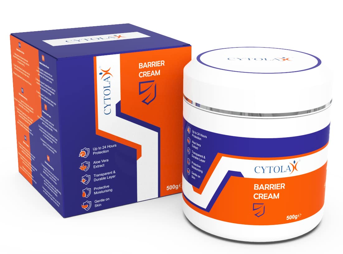 Cytolax Barrier Cream 500g | Durable 24hour Protection | Prevents Skin Irritation & Sores | Improves Elasticity & Repairs Damaged Skin | Incontinence