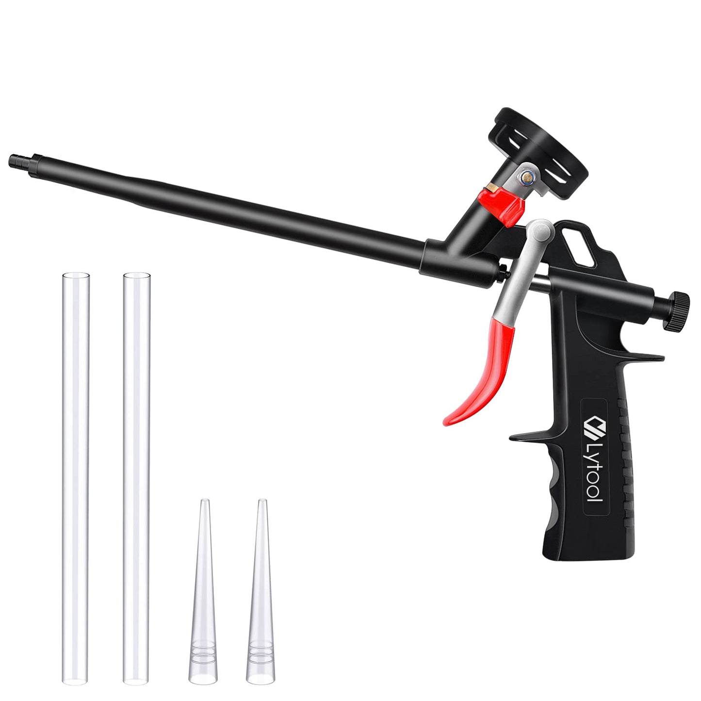 Foam Gun, Lytool PU Expanding Foam Gun Professional Foam Dispensing Guns, Needn't Cleaner Foam Gun Suitable for Caulking, Filling, Sealing