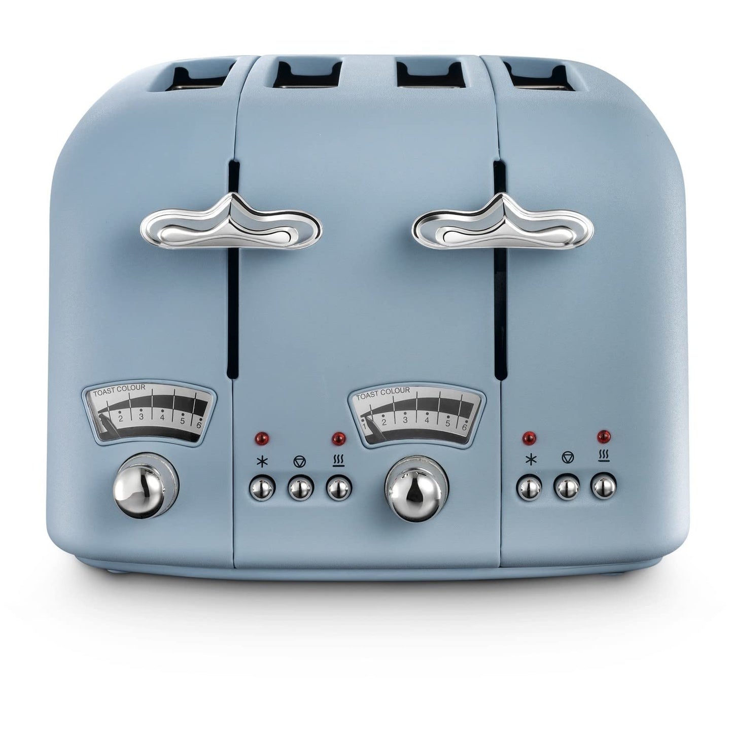 De'Longhi Argento Flora CT04.AZ 4 Slice Toaster - Agave Blue