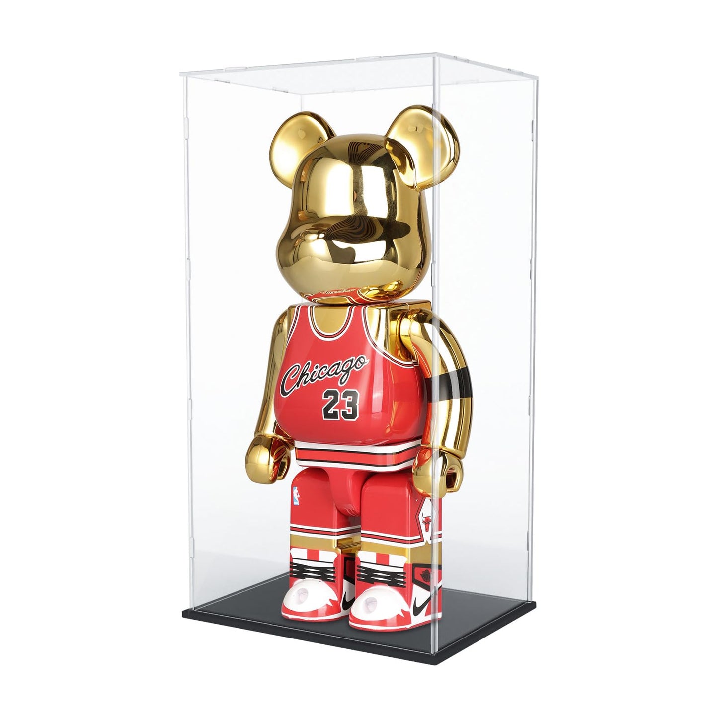 Nynelly 75 cm Tall Acrylic Display Case for Lego Space 10341 for Bearbrick 1000% Models Figures Dolls