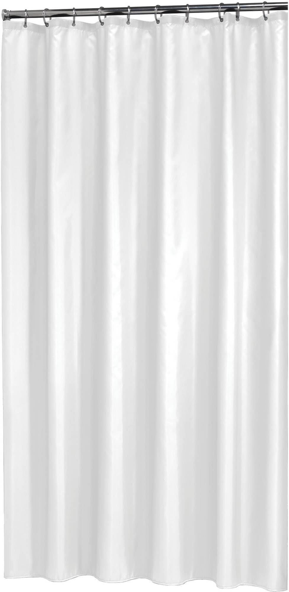 Sealskin Madeira Shower Curtain, Polyester, White, 240 x 200 cm