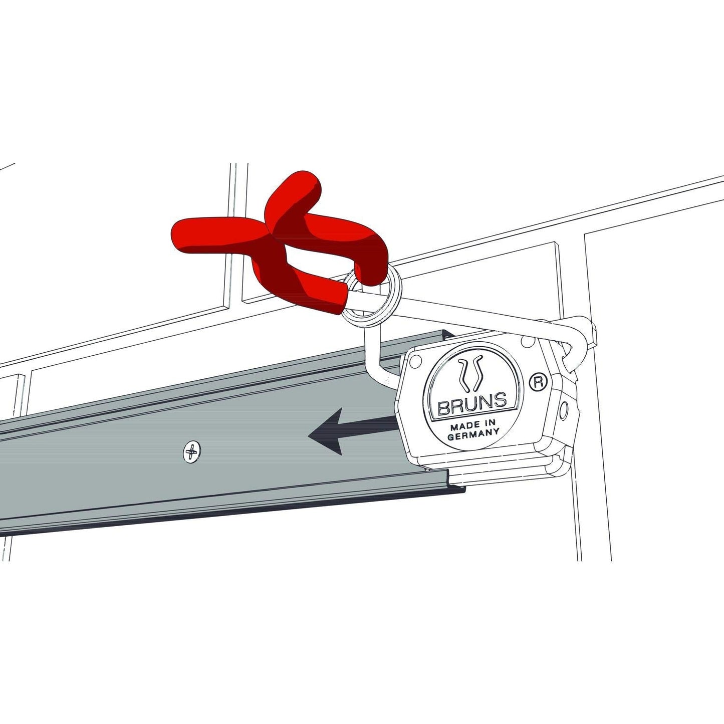 Device Support Bracket BRUNS 5, 0.75 M