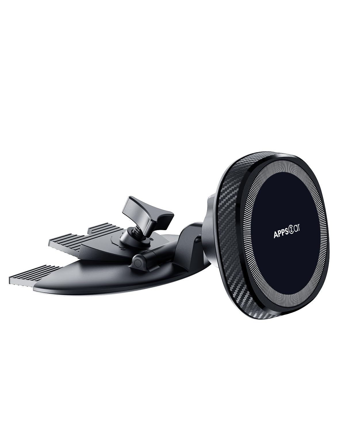 APPS2Car for Mag-safe CD Car Mount - Strongest Magnetic Power Phone Holder for iPhone 12 Pro Max to Mini Plus MagSafe Case All Phones