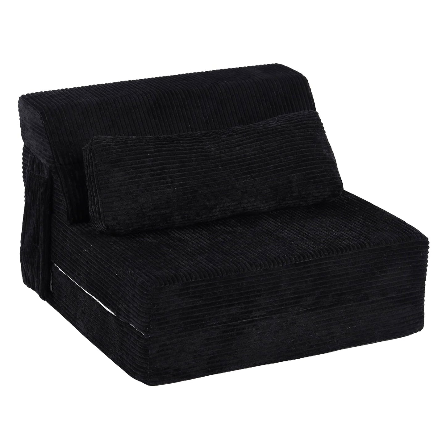 YOTATING Folding Sofa Bed with Pillow, Convertible Sleeper Chair, Comfy Floor Futon Couch Mattress Lounge Sofa for Adults Portable Fold Out Chair Bed