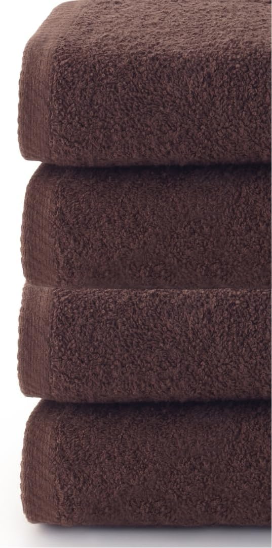 Top Towel Plus Set of 4 Bath Towels and Washbasin 100% Cotton | Soft, Absorbent and Durable Towels 50 x 100 cm | Ideal Set for Modern Bathroom