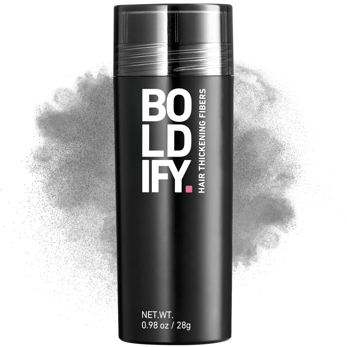 BOLDIFY Hair Fibres (28g) - Fill In Thinning and Fine Hair for an Instantly Fuller, Thicker Look - 14 Shades for Women and Men - Grey