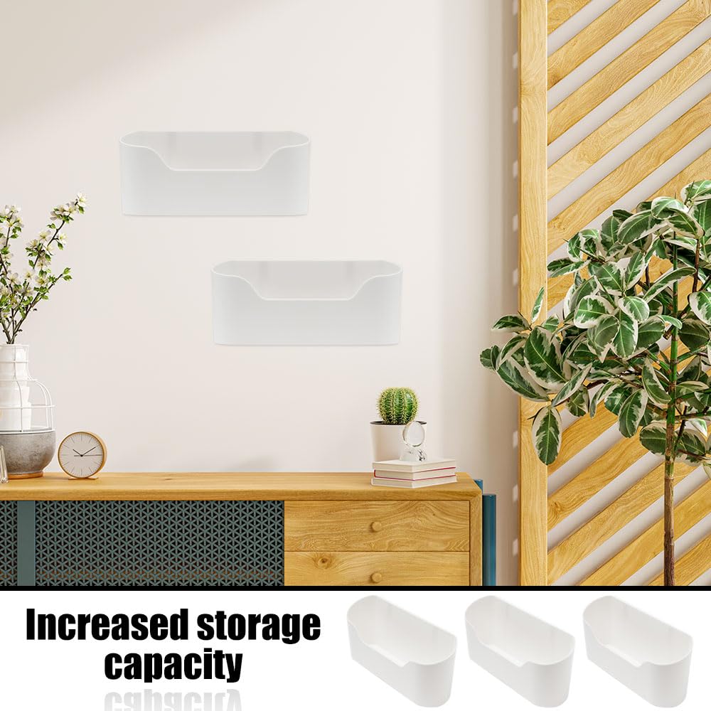 3 Kitchen Cupboard Door Storage Boxes, Self-adhesive Cabinet Door Organiser