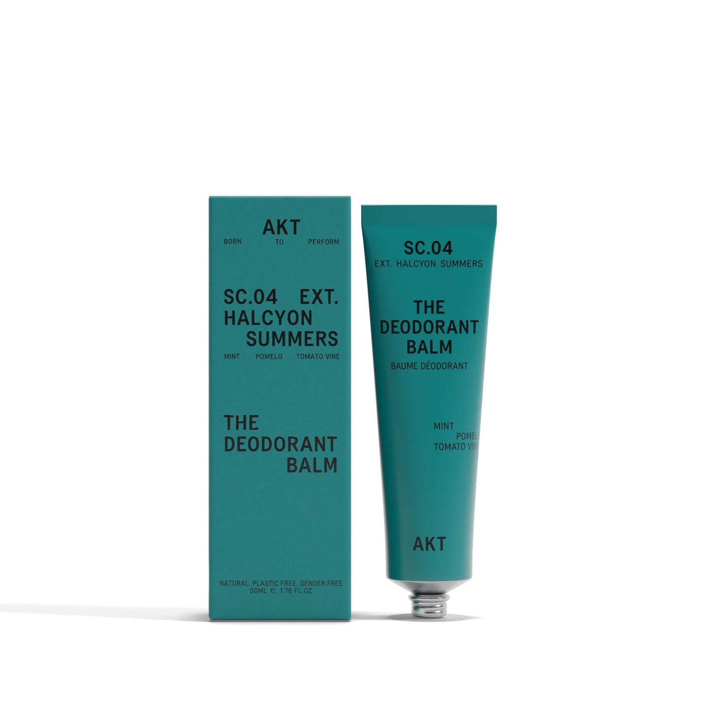 AKT, THE DEODORANT BALM. Award winning, multi-use, natural deodorant. Plastic Free. Gender Free. Aluminium Free. 100% effective ? 1 tube lasts up to 3
