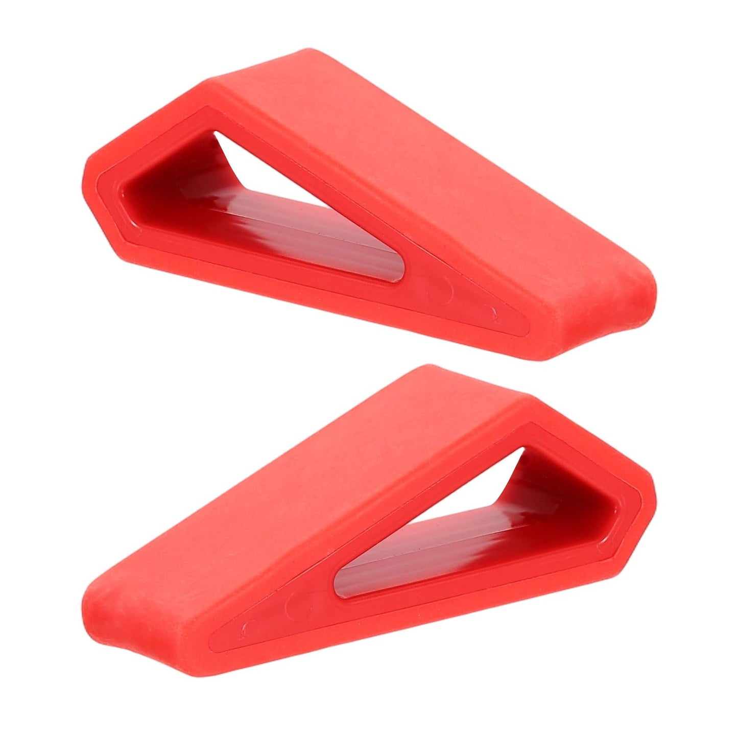 PATIKIL Laptop/Computer Keyboard Stand, 2-Pack Laptop Notebook Holder Portable Ventilated Anti-Slip for Desk Compact Cooling Notebook/Tablet, Red