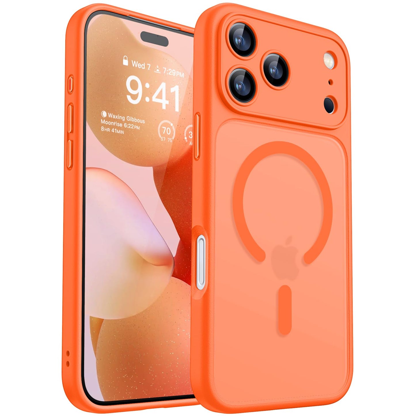 CANSHN Magnetic for iPhone 17 Pro Case(6.3"), Upgraded [Full Camera Protection] [Compatible with Magsafe] [Translucent Matte] Shockproof Protective