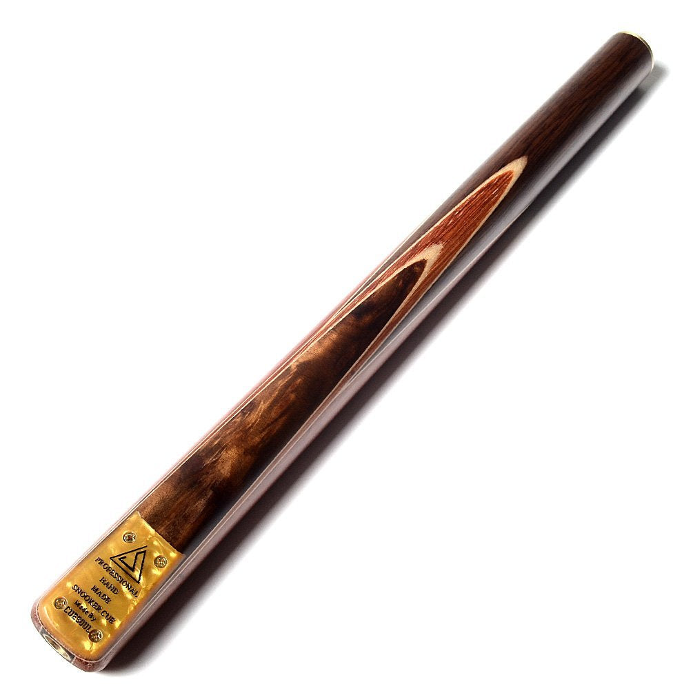 CUESOUL 57" Handcraft 3/4 Jointed Snooker Cue With Extension/Joint Protector Packed in Leatherette Cue Bag (D303)