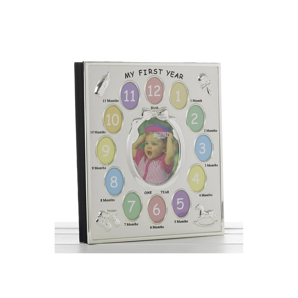 Two Tone My First Year Album Large - Silver Plated LARGE Album 72 Photo