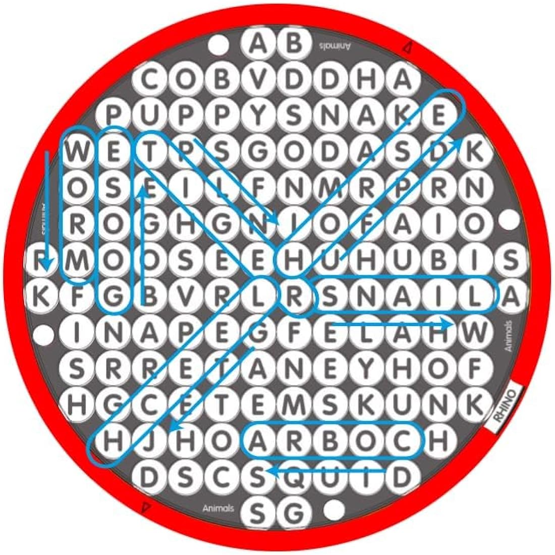 Wordsearch: The Ultimate Multiplayer Wordsearch Game | Fun Word Puzzle Game for All The Family | For 1-4 Players | Ages 7+