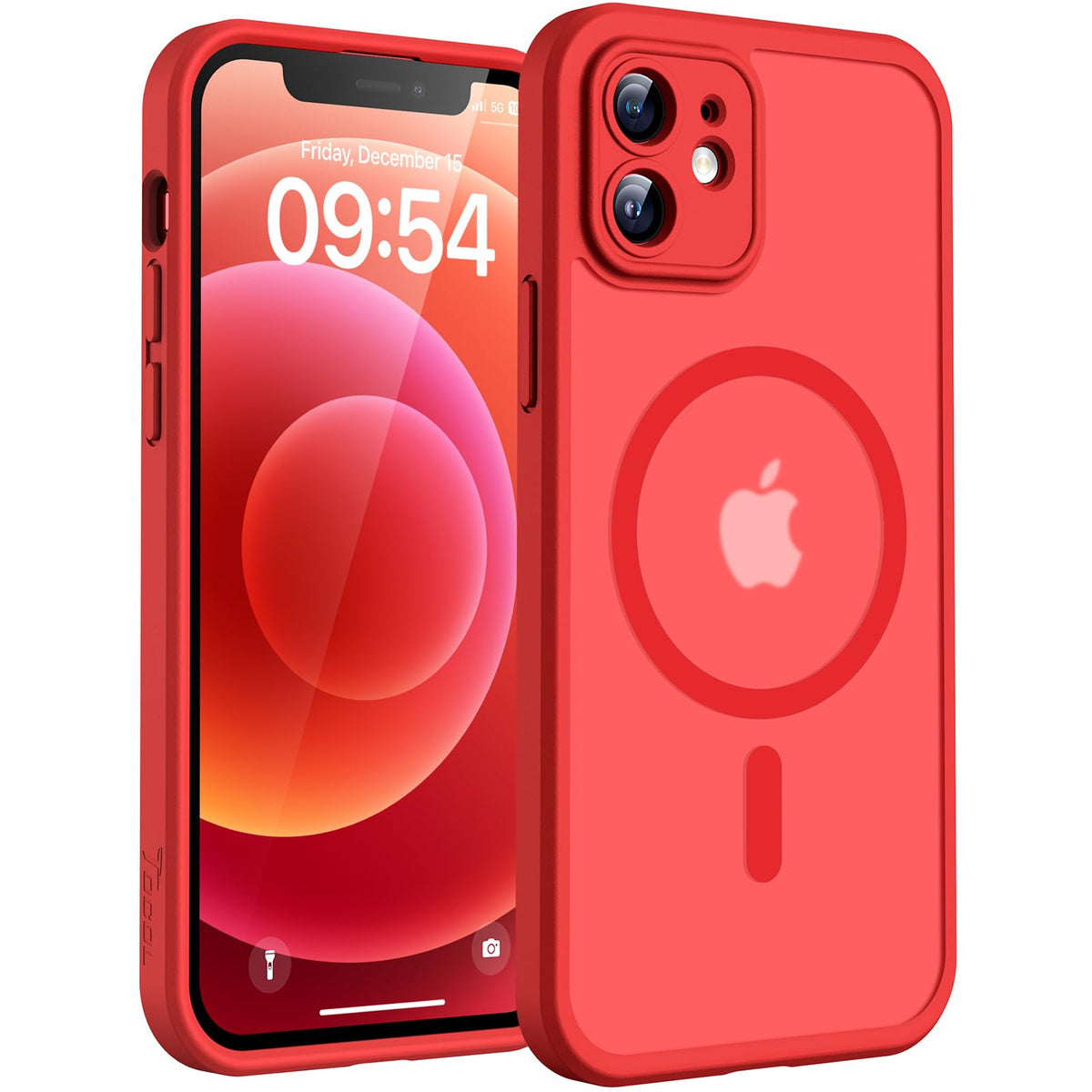 TOCOL Magnetic for iPhone 12 Case 6.1-Inch, Fit for MagSafe, Upgraded [Full Camera Protection], [14FT Military Grade Drop Tested] Shockproof Slim