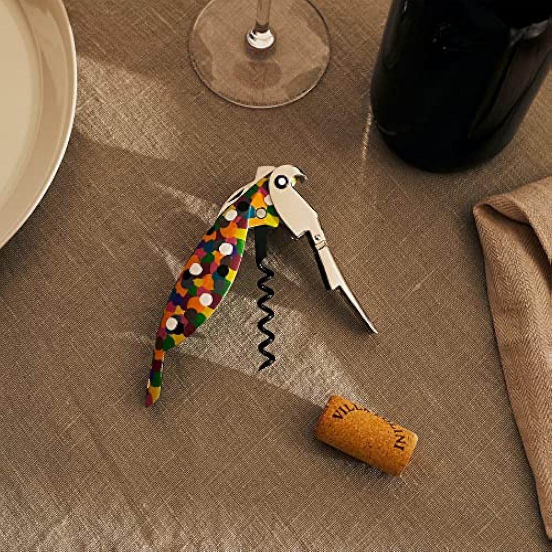 Alessi AAM32 1 Corkscrew, Multicolor