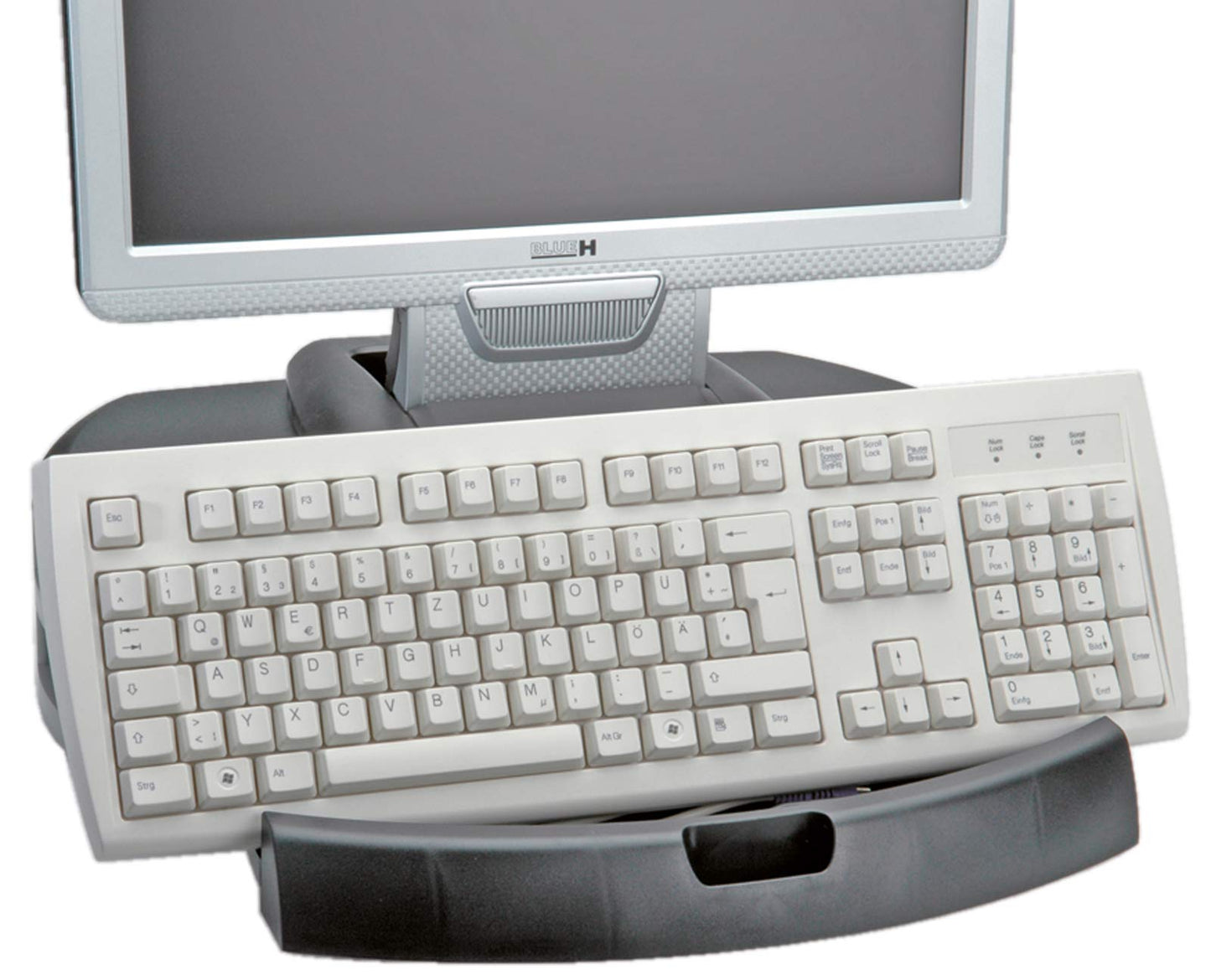ROLINE Dual Monitor/Printer Stand Trend | Black