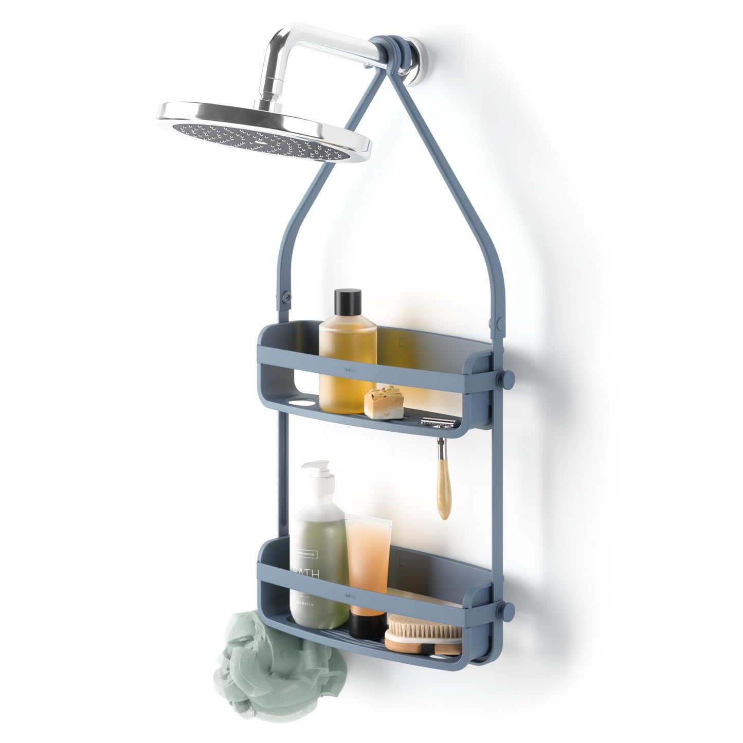 Umbra FLEX SHOWER CADDY SLT/BLUE