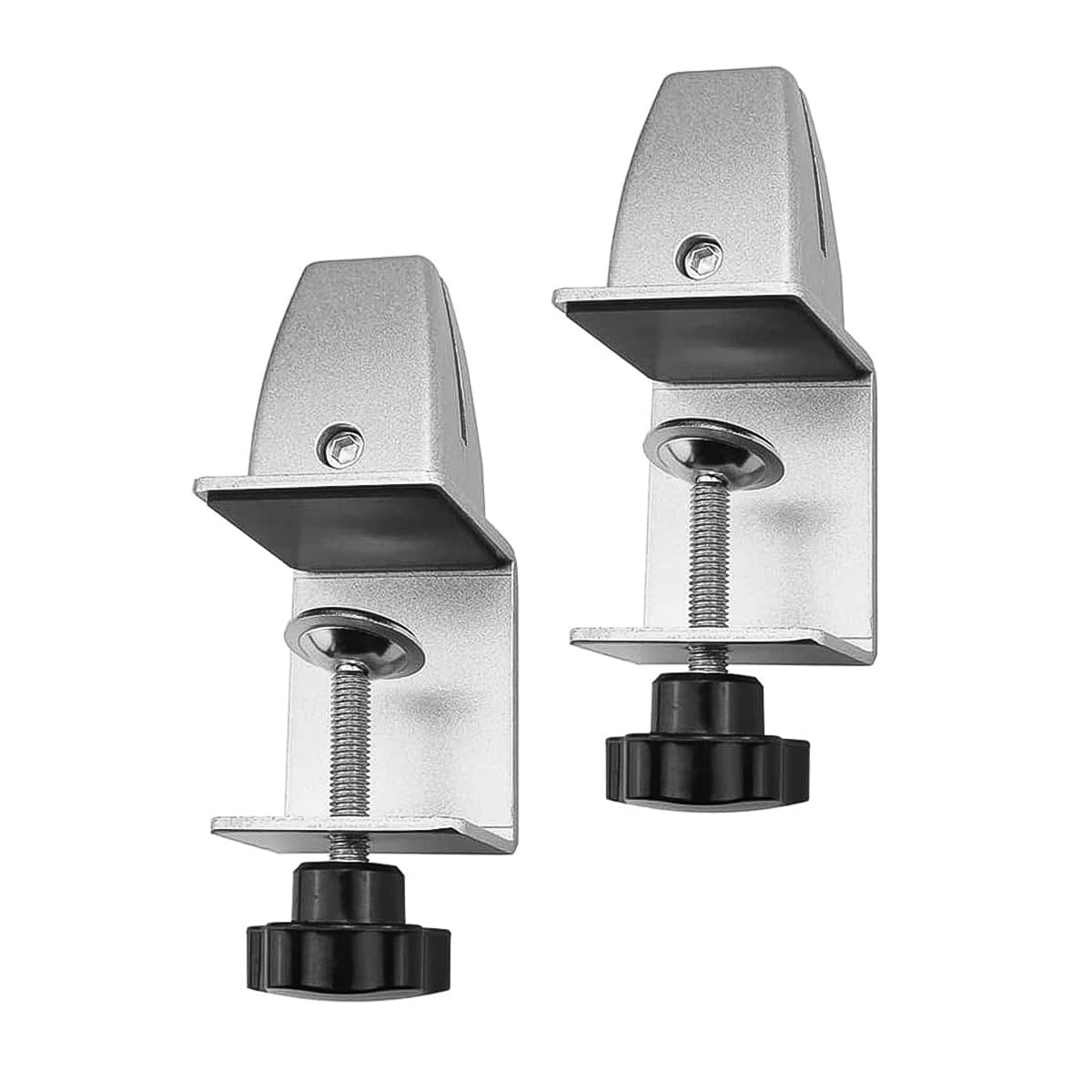 Namvo2 PCS Desk Divider Clamp Screen Partition Clip Adjustable Desktop Privacy Panel Clip Aluminum Desk Partition Support Brackets Sneeze Guard