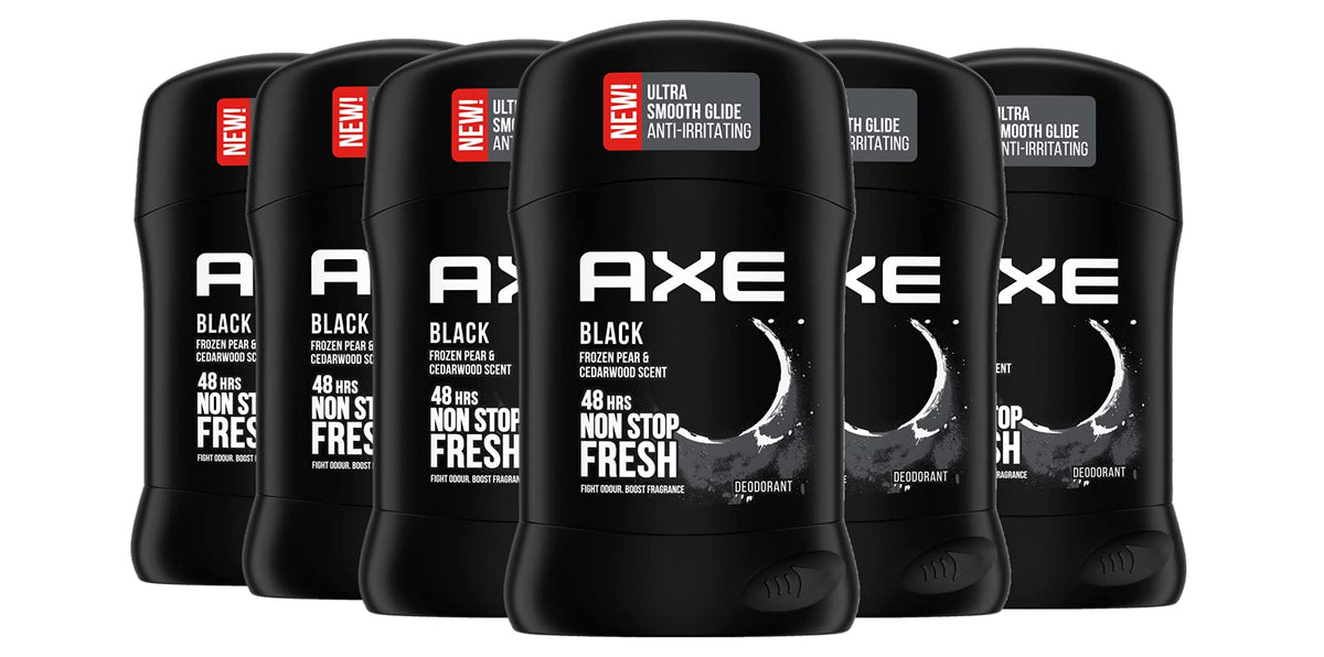 Axe Deodorant Stick Black Deodorant without Aluminium with Long-Lasting Fragrance 50 ml Pack of 1