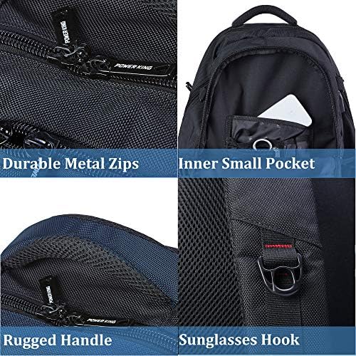 POWER KING Hiking Backpack 30L, Lightweight Casual Backpack for Men Women, Outdoor Travel Daypack for Camping Mountaineering Walking Cycling Climbing Sport