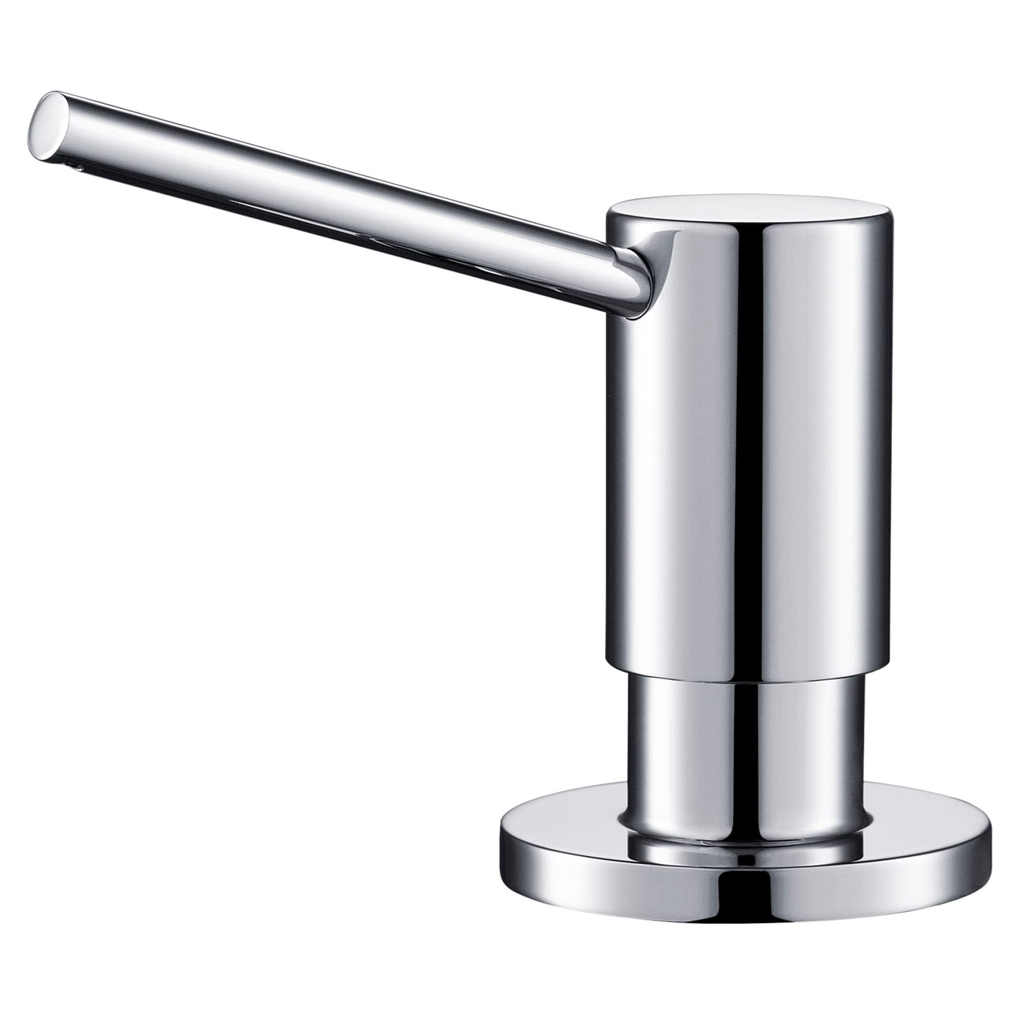 KRAUS Kitchen Soap or Lotion Dispenser with 17 oz. Large Capacity Bottle and Brass Pump in Chrome