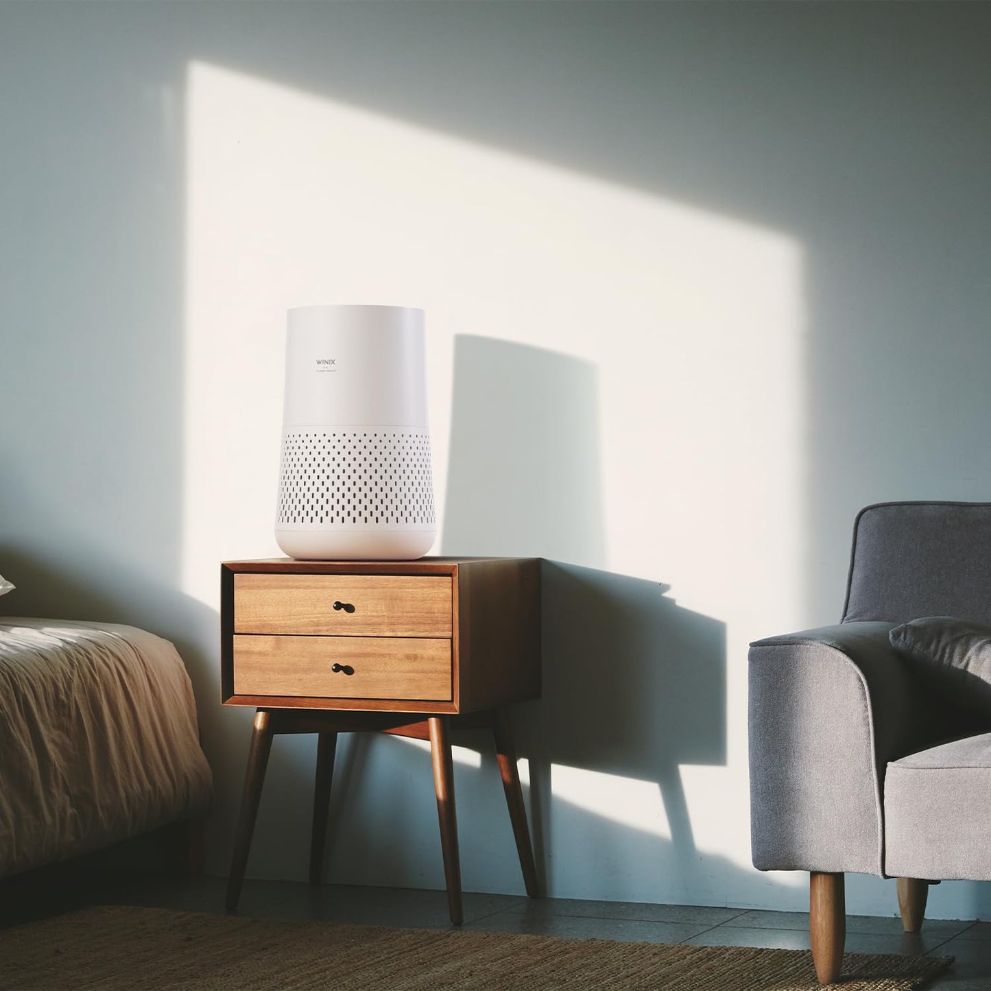 WINIX A332 Air Purifier for home bedroom, up to 45m with CADR 228m/h, HEPA Filter with Air Quality Sensor, Sleep -and Auto Mode, Removes Pollen,