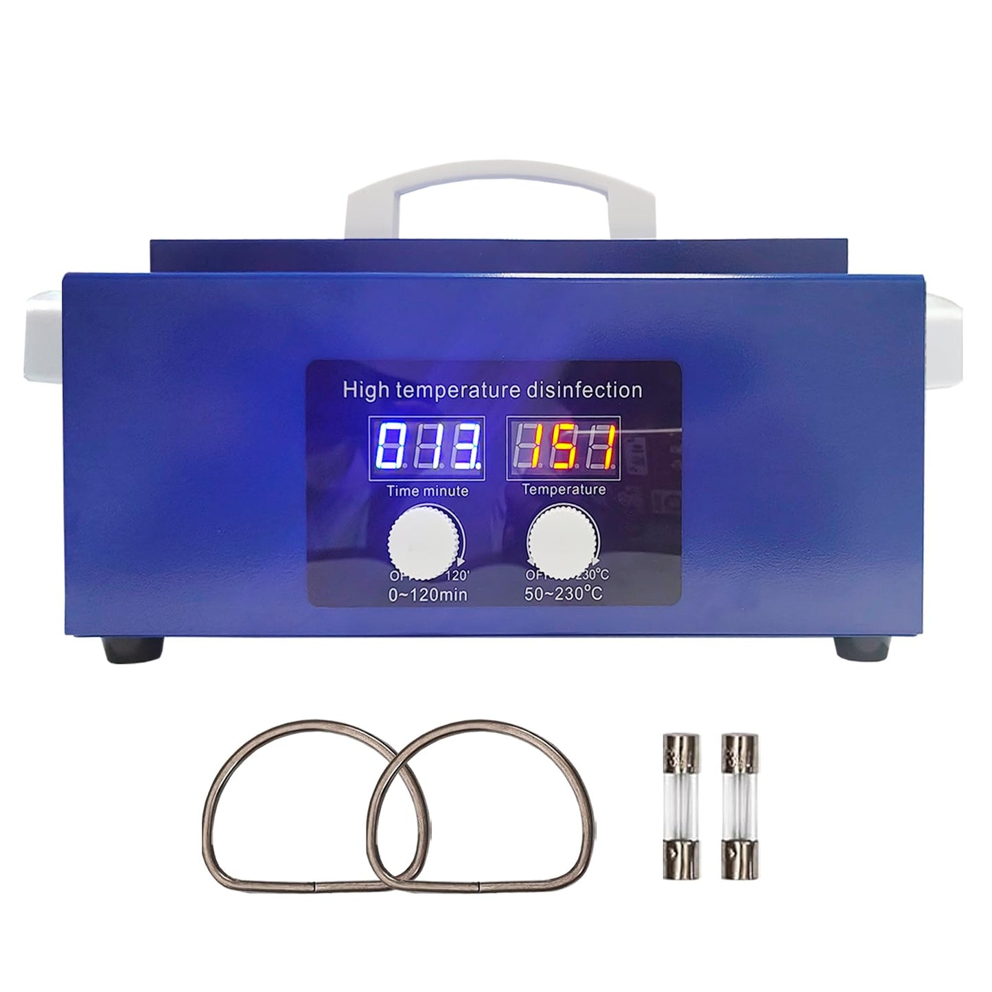 BACTIBLAST Professional Dry Heat Sterilizer, 300W Autoclave Sterilizer Nail Tool Steriliser With LCD Display, 230 ?C High Temperature Steriliser Mini
