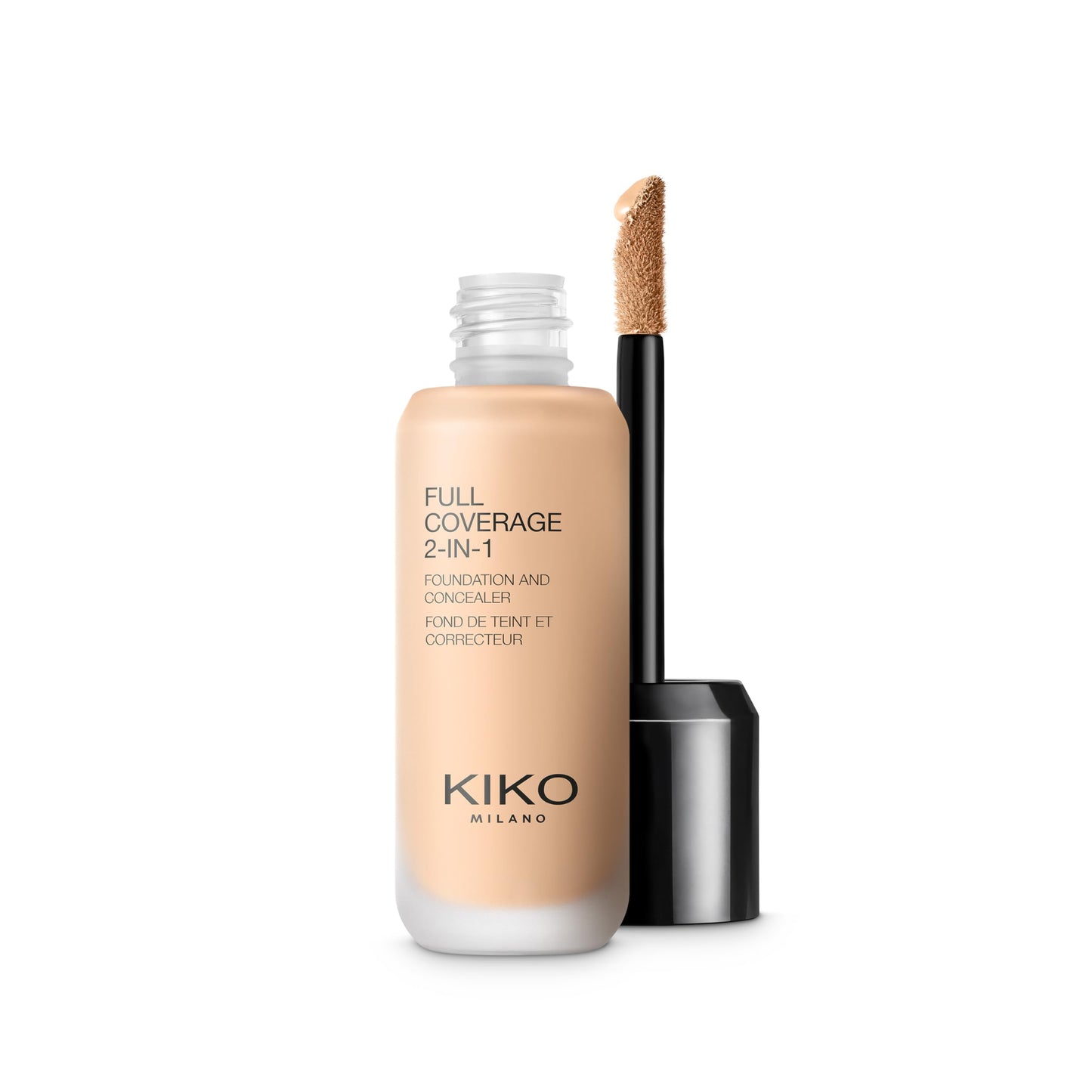 KIKO Milano Full Coverage 2-In-1 Foundation & Concealer 39 N10, 2 In 1 Foundation And Concealer, Superior Coverage