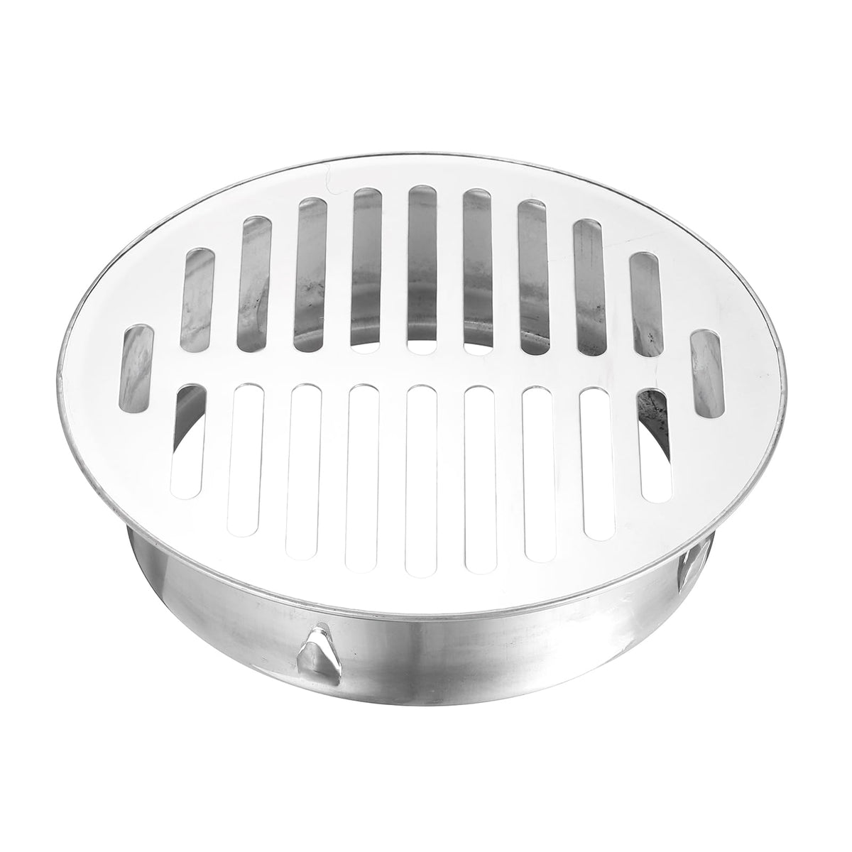 sourcing map Floor Drain Cover, Stainless Steel Anti Blocking Drain Cover for Outdoor Bathroom Kitchen, Fit for 160mm/6.3" aperture