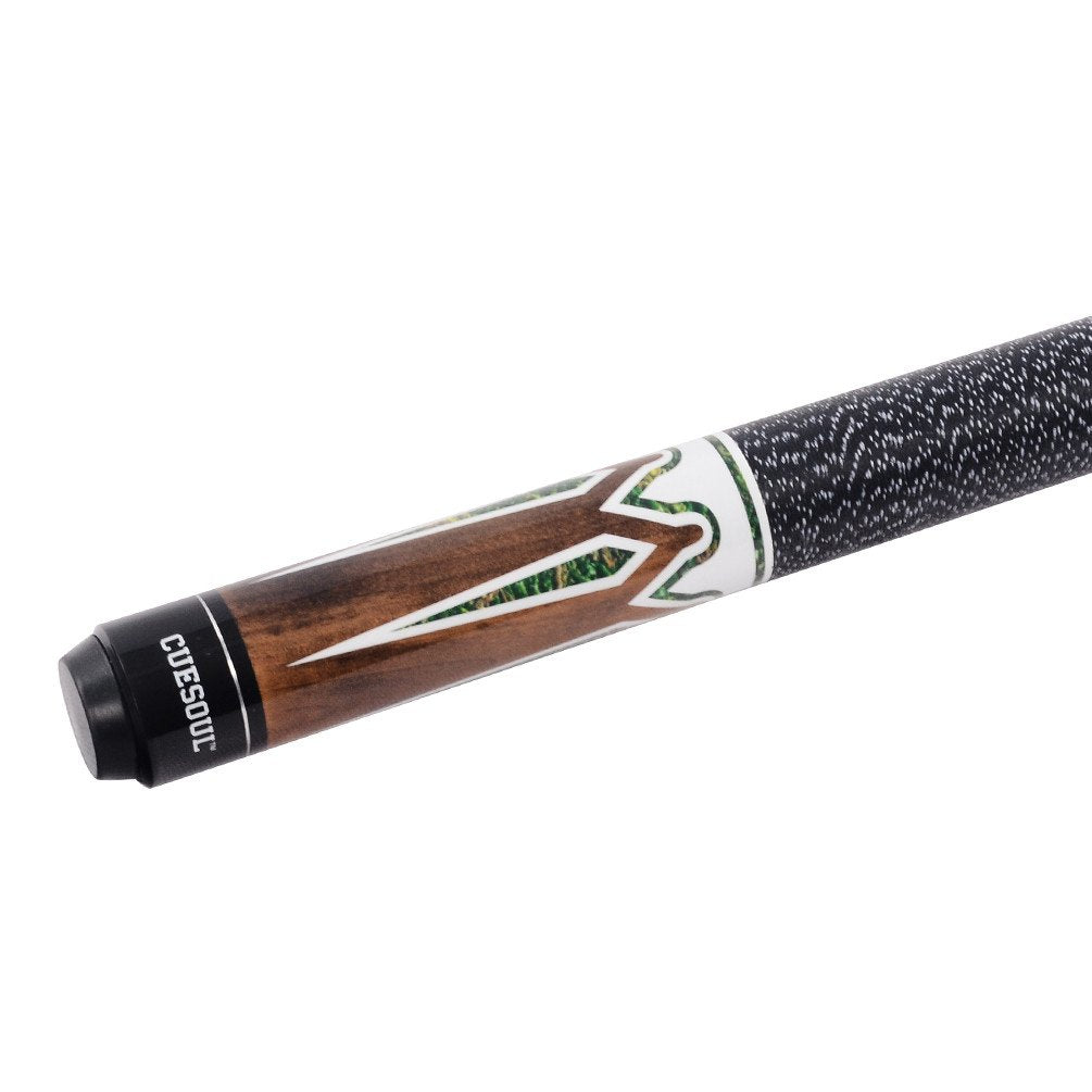 CUESOUL 58 Inch 19 Oz 1/2 Jointed Maple Billiard Pool Cue (CSTB001)
