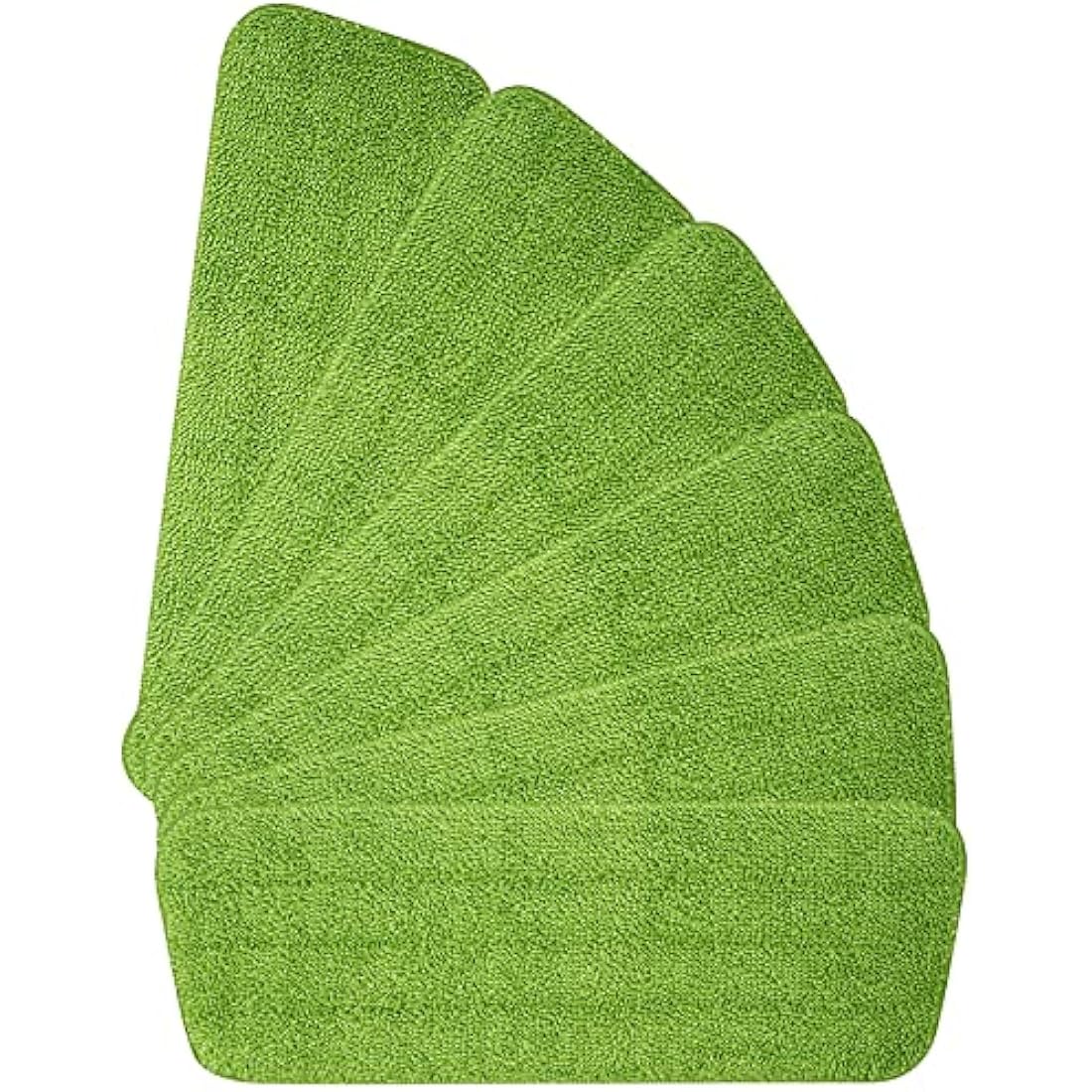 Vicloon Mop Pad, 6 PCS Microfiber Replacement Mop Pads Fit for All Spray Mops & Reveal Mops, Washable (Green)